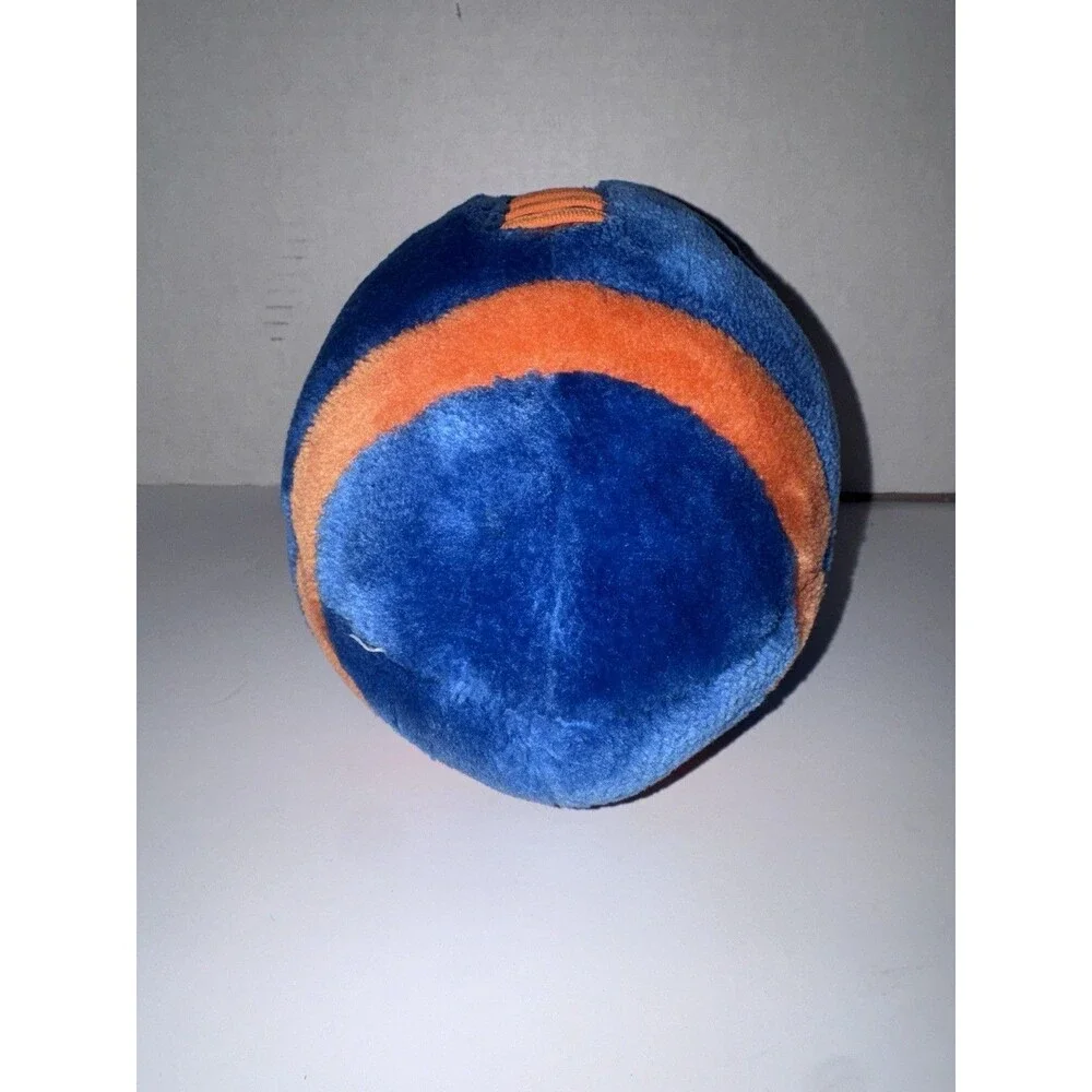 Vintage KenTex Clemson Tigers Plush Football 11” Blue Orange NCAA Paw Logo